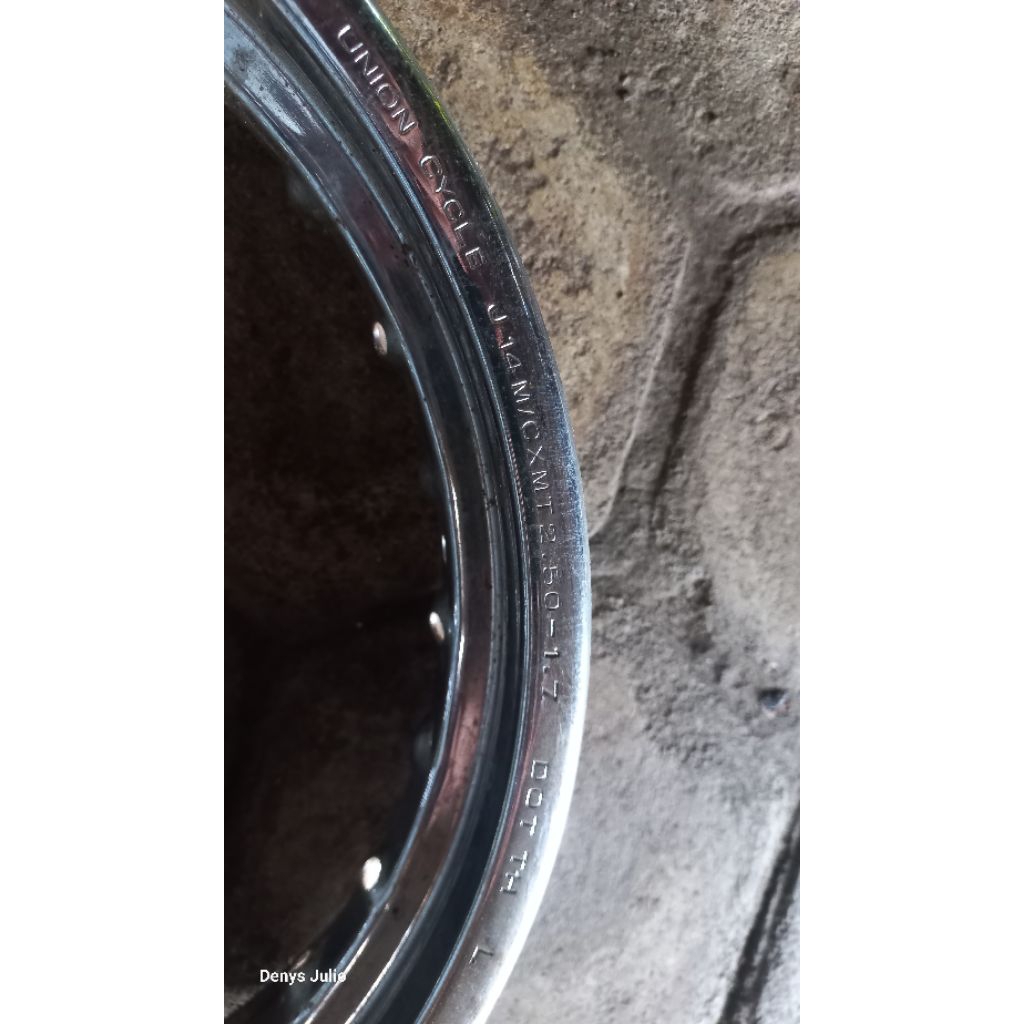 Pelek Velg Pelk ring 14 ori copotan klx 1 set depan belakang
