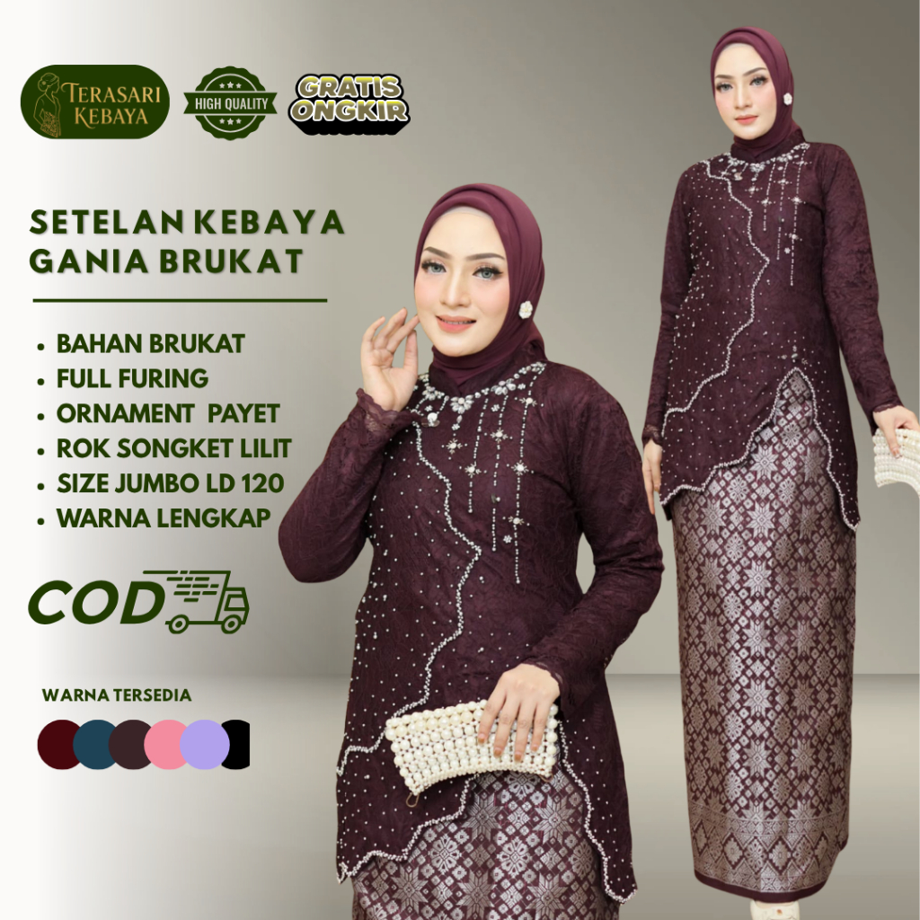 Kbya Dewasa Lamaran Krbaya Bridesmaid Modern Kebaya Dewasaa Trend Masa Kini Kebaya Setlan Kondangan 