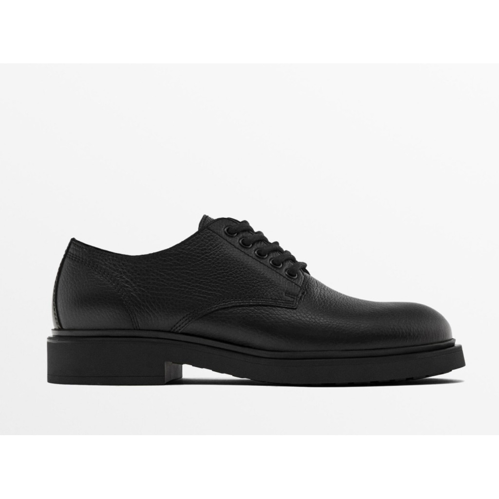 Leather shoes massimo dutti