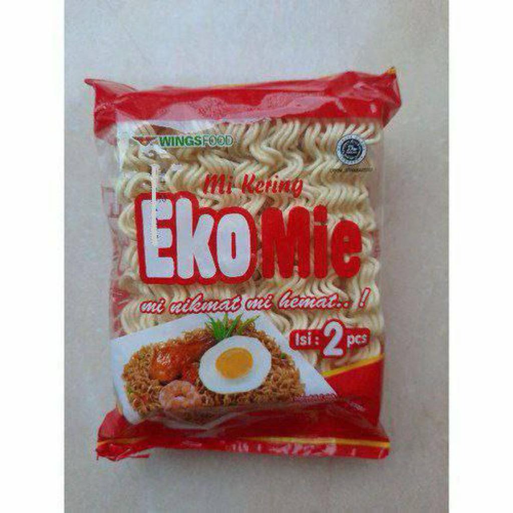 Mie Kering Eko Mie Isi 2 Pcs 110 Gram 1 dus isi 36 pcs - Praktis & Higienis