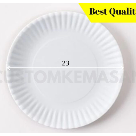 Bergaransi Piring Makan Keramik Putih Dinner Set Milano