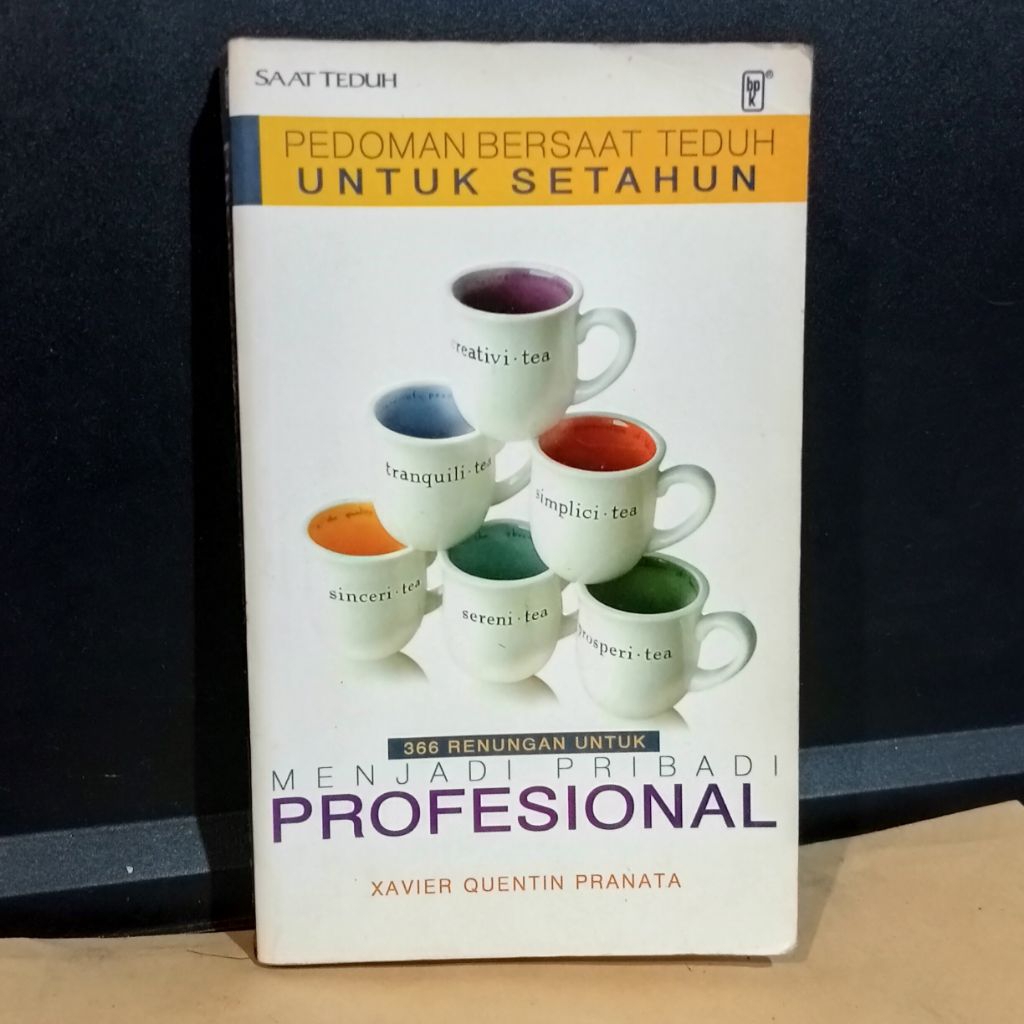 Buku rohani Kristen pedoman bersaat teduh dalam setahun. original.