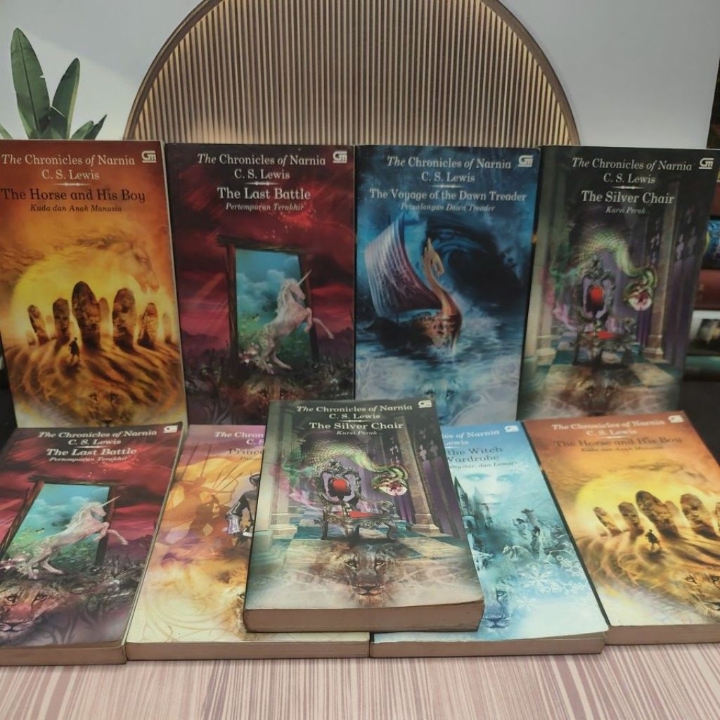 (bisa cod) Novel The Chronicles of Narnia by Cs Lewis Original Preloved