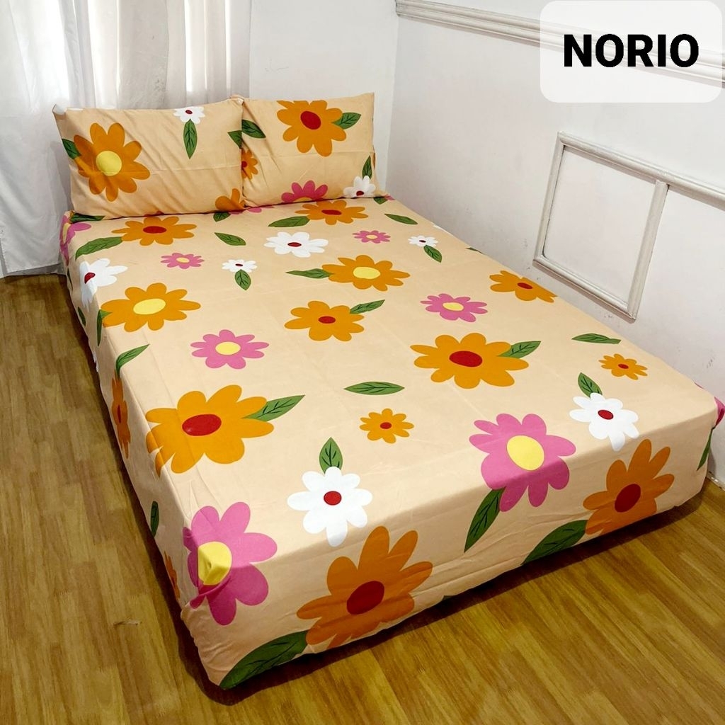 bisa cod seprai norio motif estetik viral seprei size king queen 160x200 sprei single 90 x 200 murah