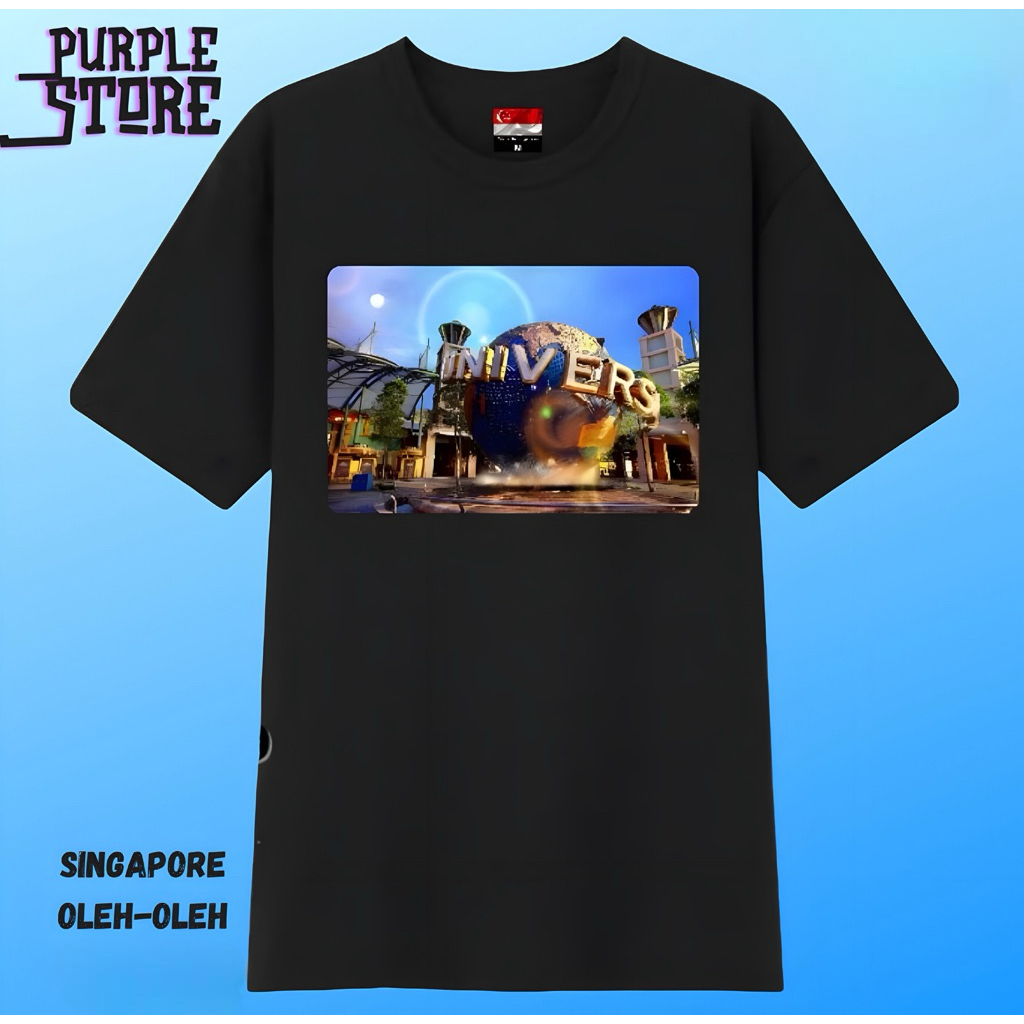 KAOS T-SHIRT PRIA/WANITA OLEH-OLEH SINGAPORE