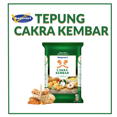 TEPUNG TERIGU BOGASARI / TEPUNG CAKRA KEMBAR / BOGASARI CAKRA KEMBAR