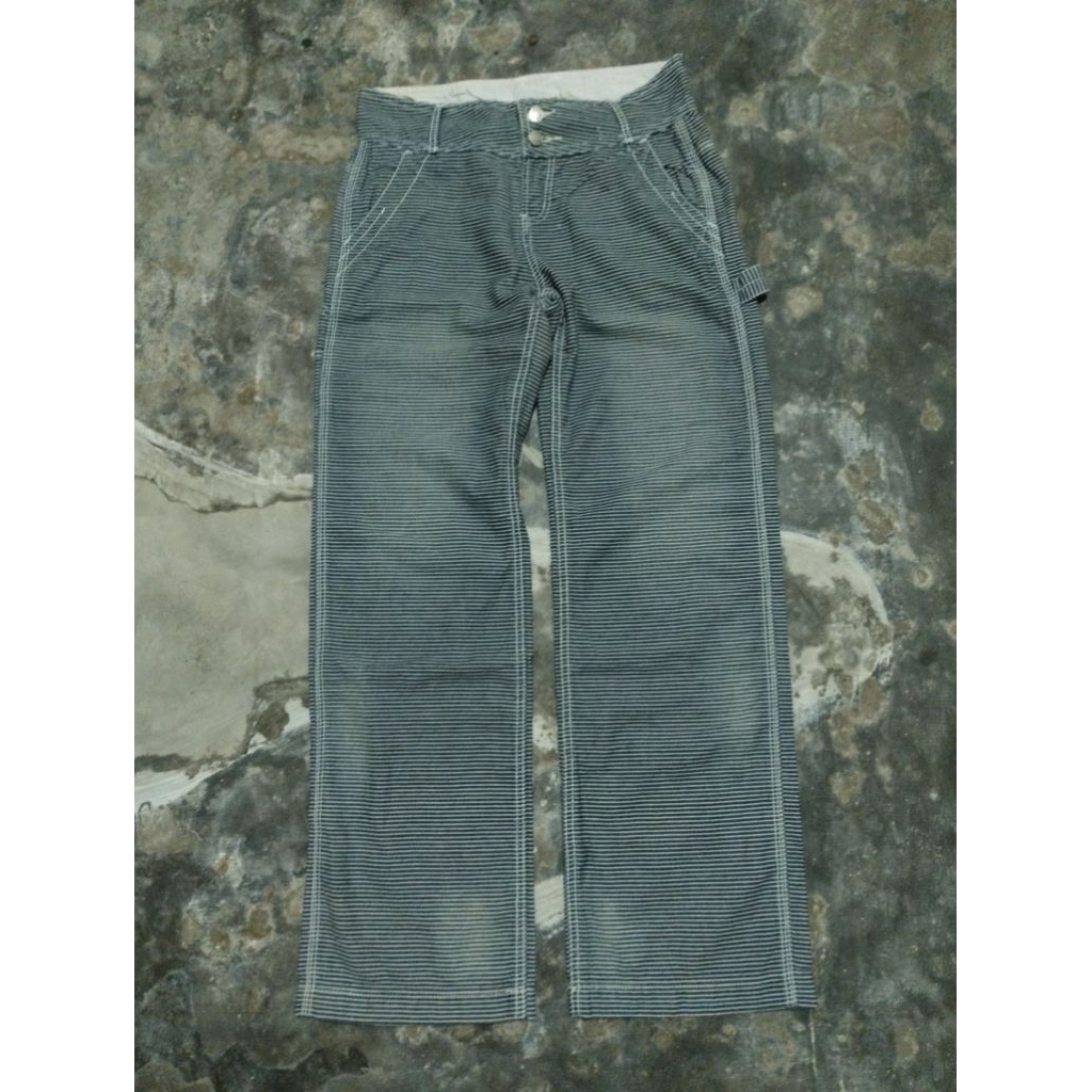 Japanese Brand hickory Jeans Carpenter Buckleback