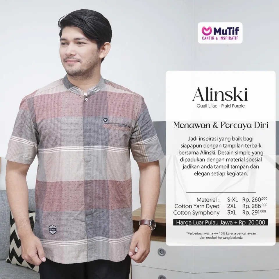 New Arrival Koko Dewasa Mutif Alinka - Alinski
