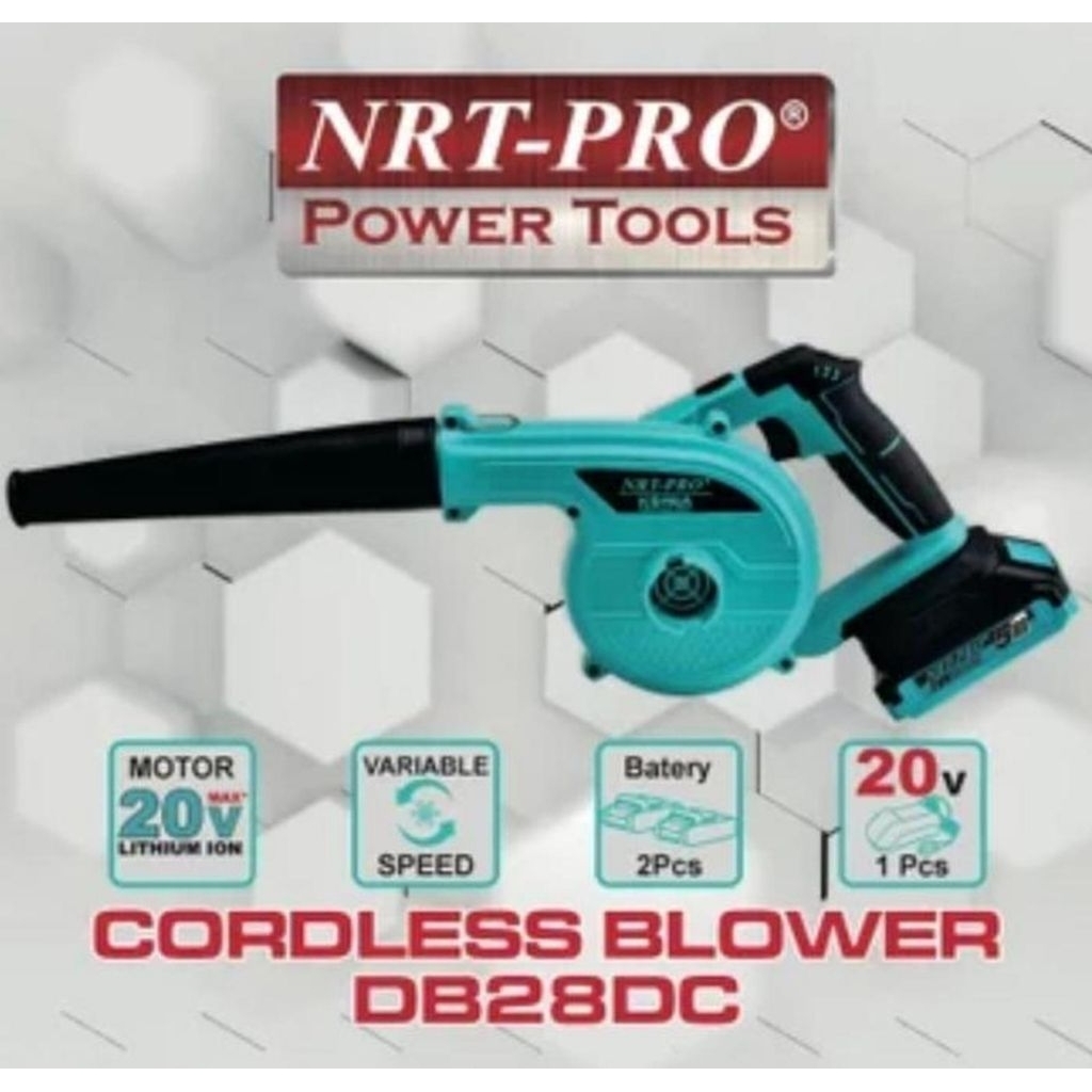 Mesin Hand Blower Tangan Cordless NRT PRO DB28DC Baterai DB 28 DC