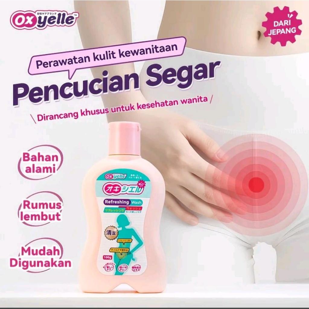 Oxyelle Cairan Perawatan Kewanitaan Lembut Membersihkan Menyegarkan Dan Mengurangi Gatal/Cairan Pemb