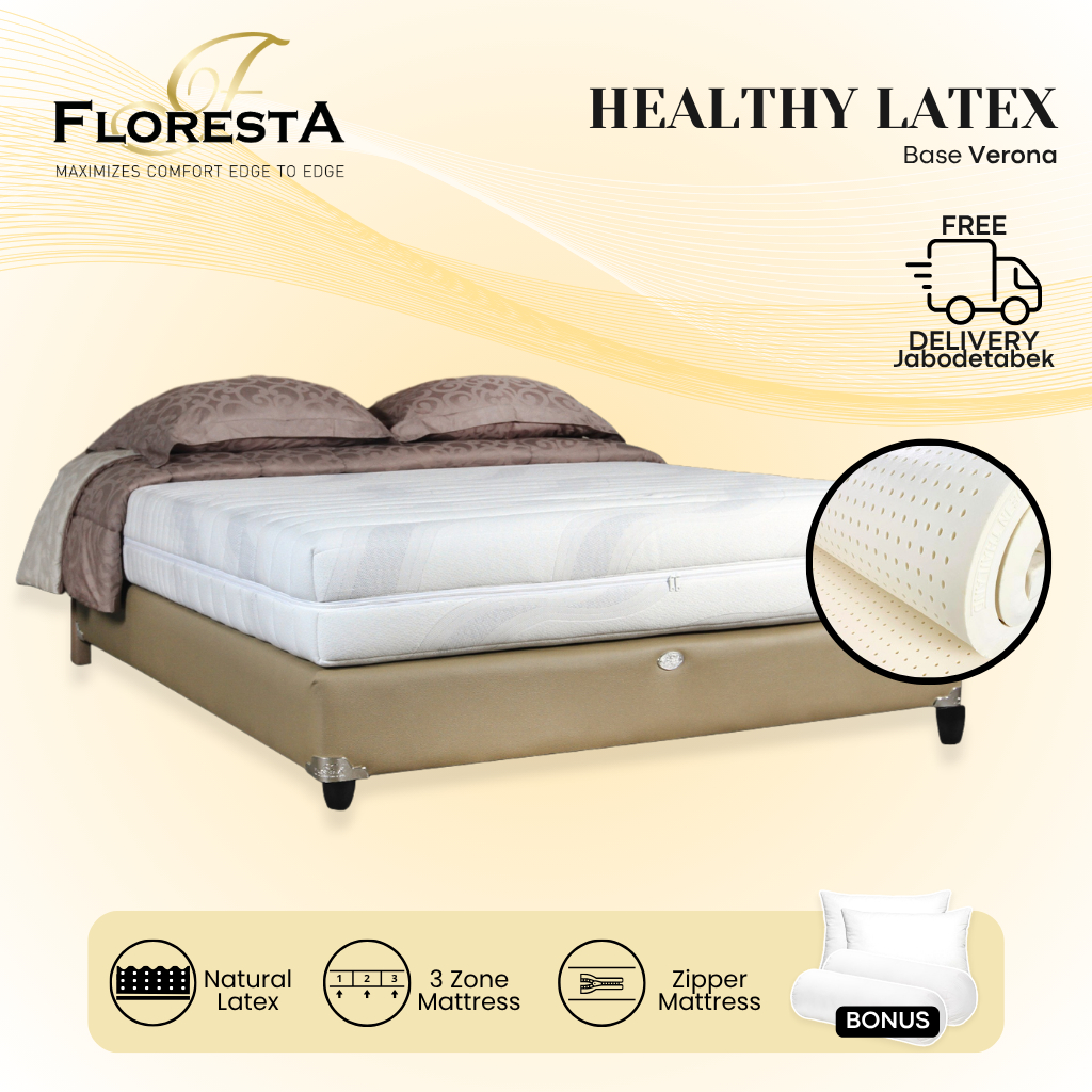 Kasur Springbed Floresta Healthy Latex