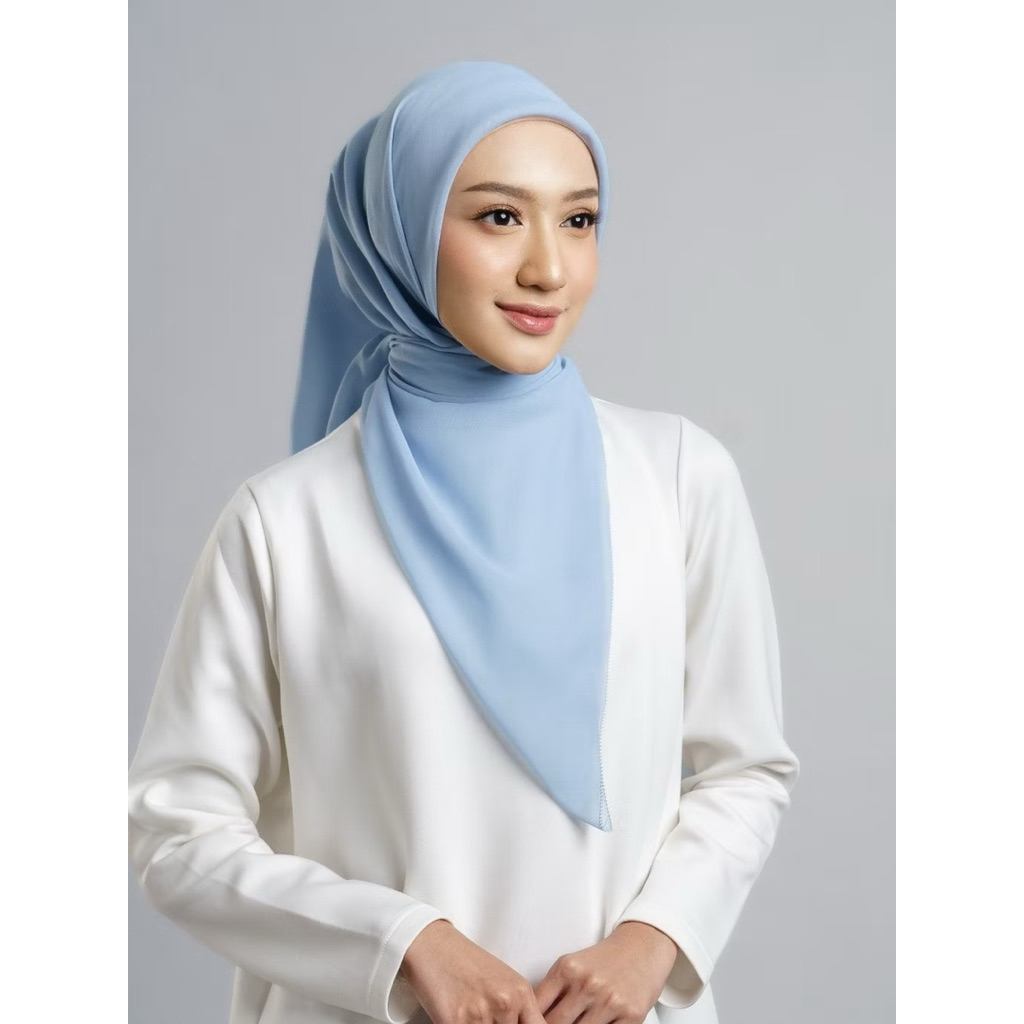 Napocut hijab | hijab persegi | hijab tegak paripurna | Paris Napocut