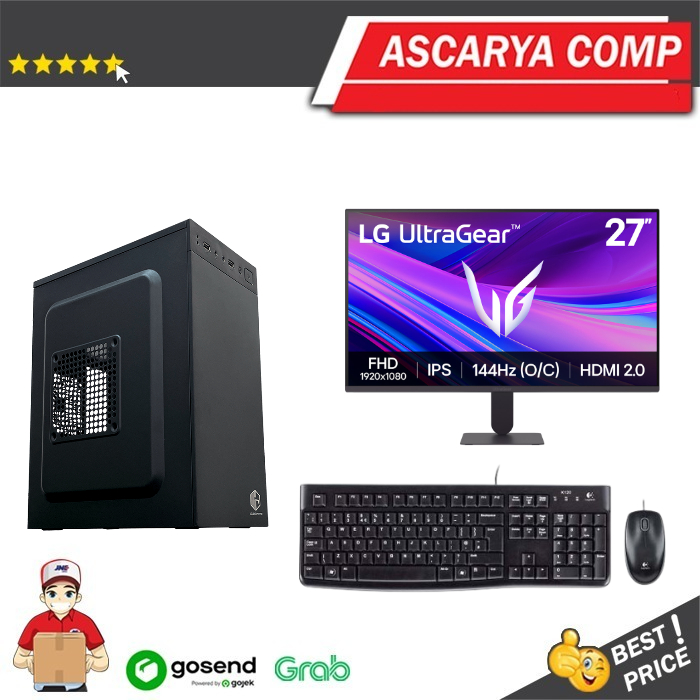 ASCARYA | PC RAKITAN INTEL I3 12100F | PC GAMING - OFFICE - EDITING - RENDERING