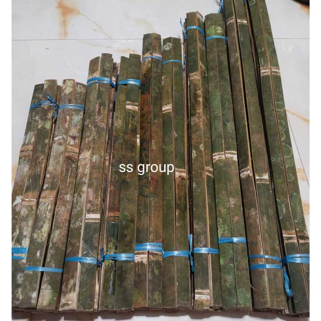 bambu petung , bilah bambu , ajir tanaman , alas kandang , bambu pagar , arku layangan