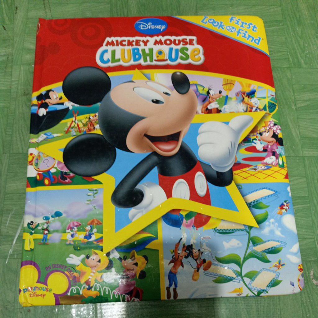 buku Disney Mickey mouse CLUB HOUSE first look and find