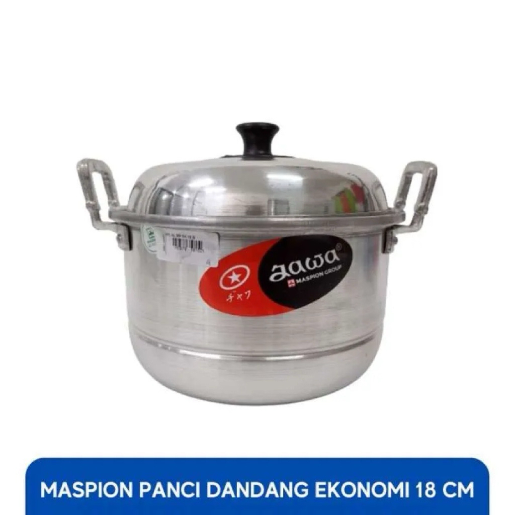Maspion Jawa Dandang Ekonomi B 18cm Aluminium Kukusan 1/2kg Nasi
