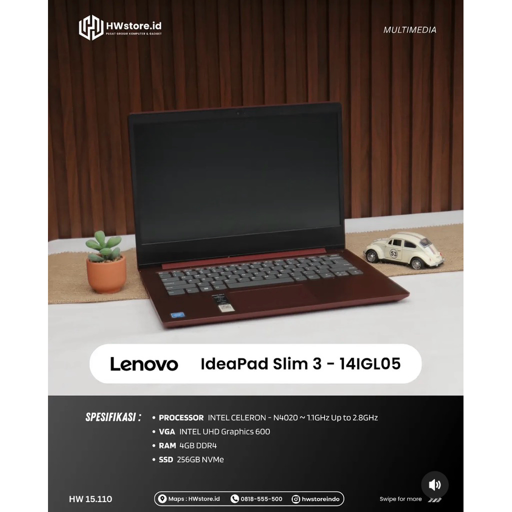 LENOVO IdeaPad Slim 3 - 14IGL05