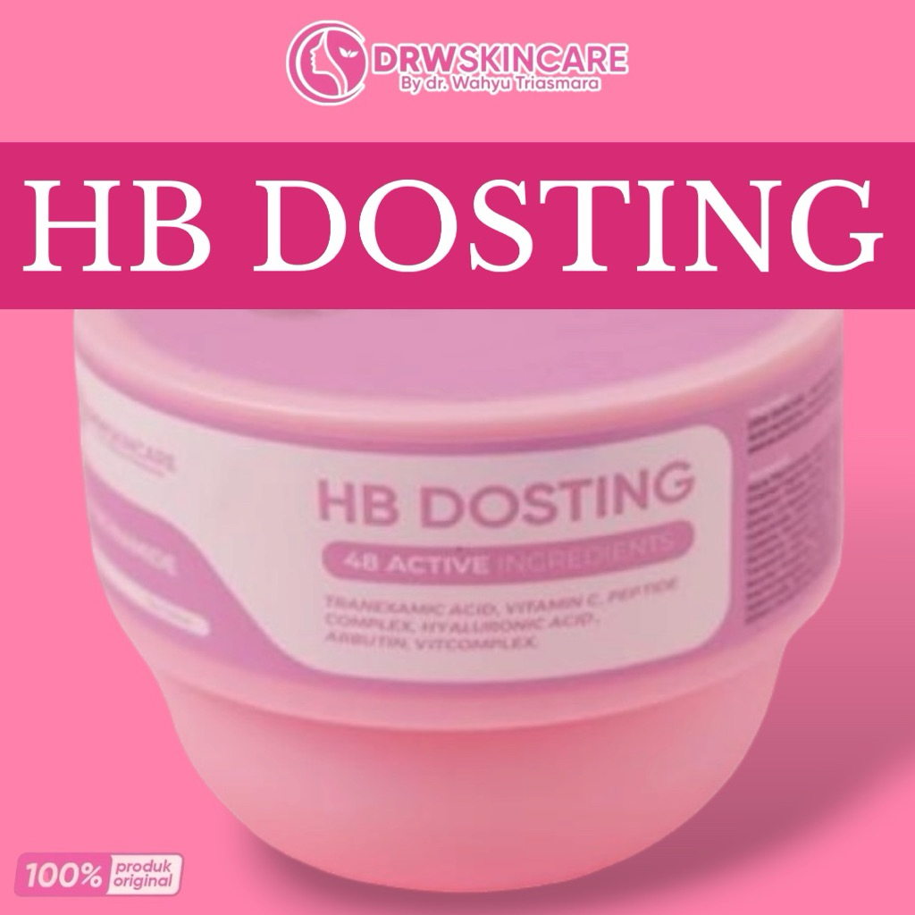 DRW Skincare Hb Dosting Lotion Mencerahkan Kulit 3x lebih Cepat Body Lotion Dosis Tinggi untuk Menut