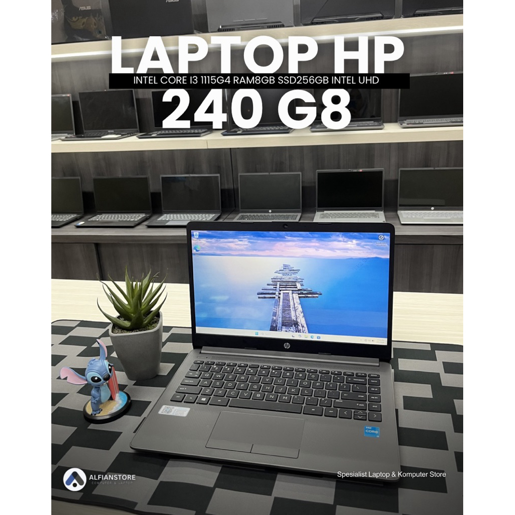 LAPTOP HP 240 G8 INTEL CORE I3 1115G4 RAM8GB SSD256GB