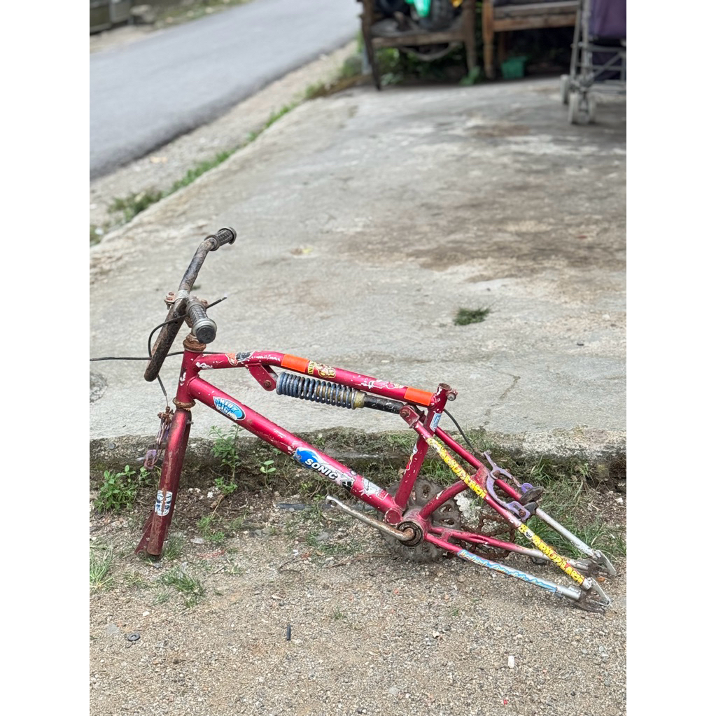 frame set bmx armada bike suspensi ring 20