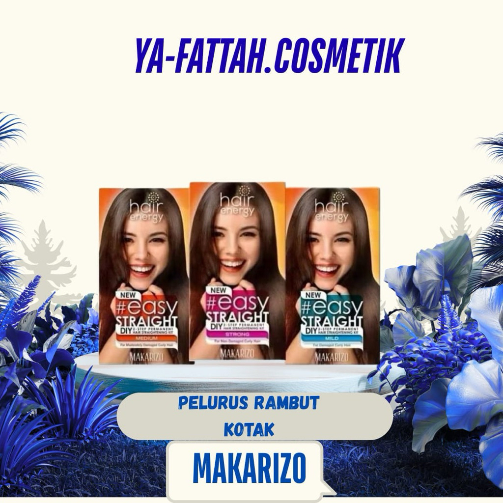 MAKARIZO Hair Energy Easy Straight Mild Medium Mild Strong Pelurus Rambut Smoothing Rebonding