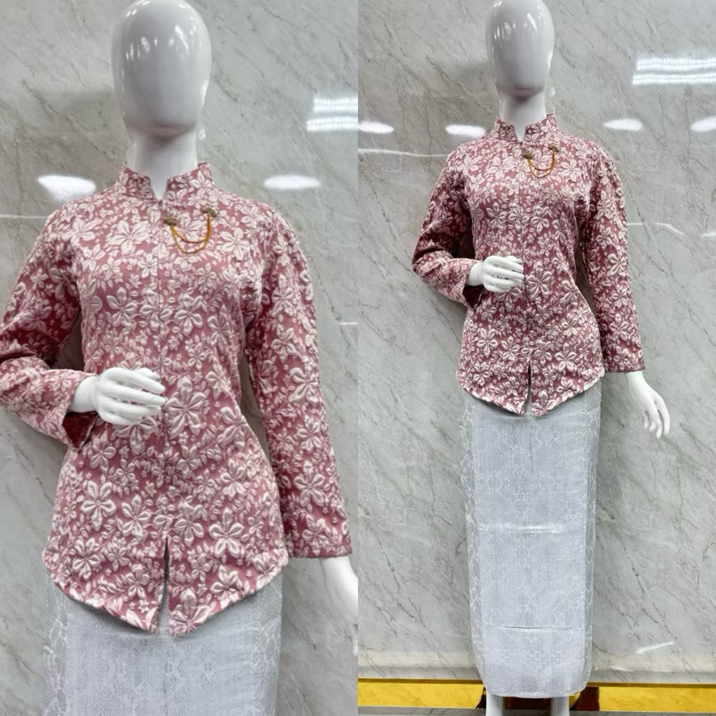 kebaya jacquard emboss