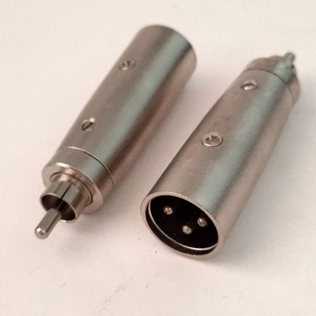 JR 5857 Converter Jack RCA Male to Jack Canon XLR Male Sambungan Jack Canon to Jack RCA 5857