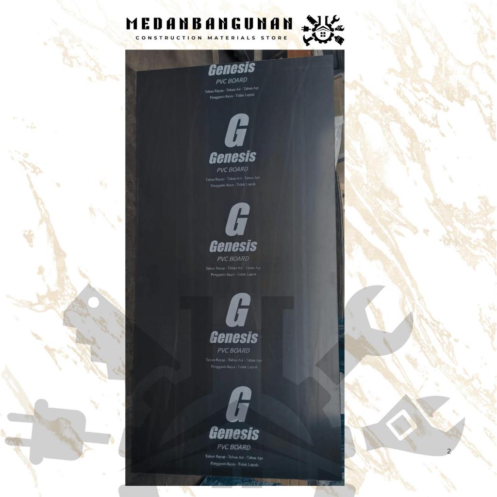 PVC Sheet Black - PVC FOAM BOARD BLACK - PVC BOARD HITAM KERAS UKURAN 122x244 CM