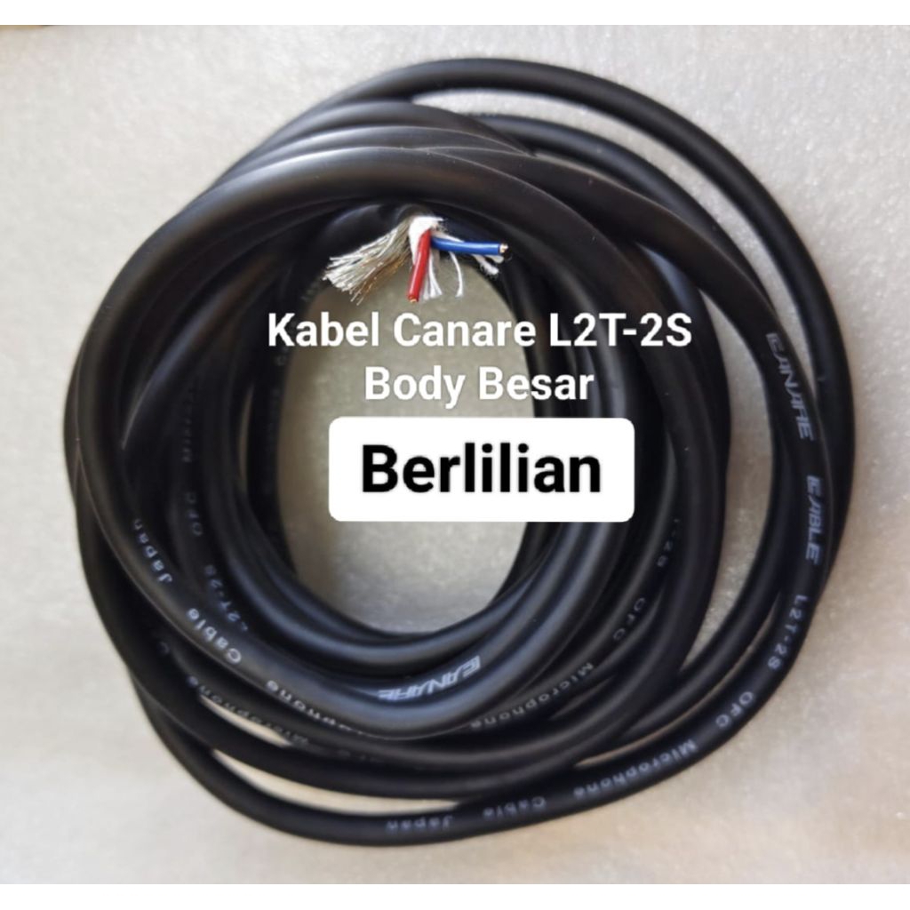 Kabel Audio Canare L2T-2S Body Besar ( 10 meter ) Kabel Mic Audio