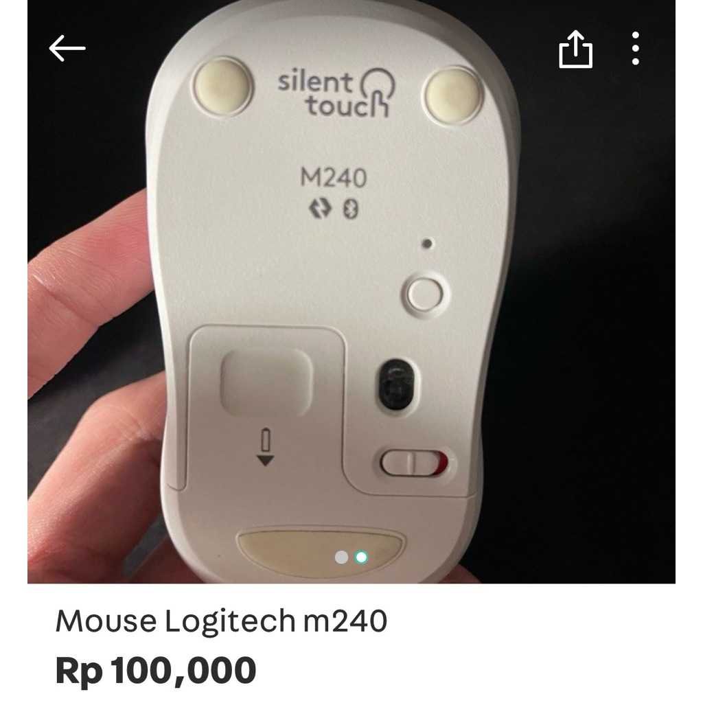 mouse logitech m240