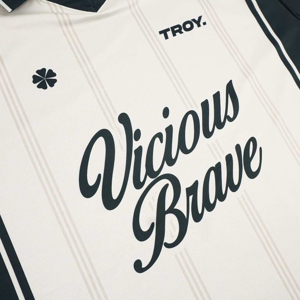 Troy Company Jersey Cream Green Vicious Brave - Jersey Cream Hijau Klasik JSM 3581