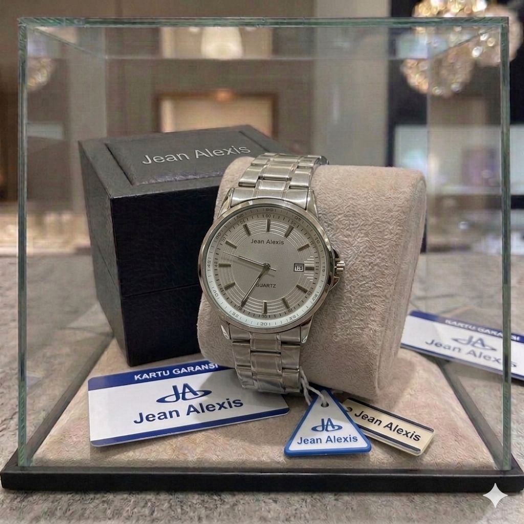 Jean Alexis Jam Tangan Watch Arloji Casual Premium +  Free Box dan Baterai