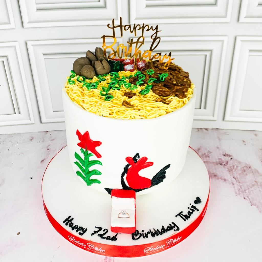 Kue Ulang Tahun/Birthday Cake/Kue Ultah tema Mie/Mie Cake/Kue Birthday jakarta