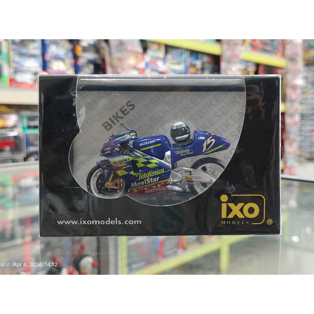 78-43 IXO 1:24 RAB016 SUZUKI RGV500 #15 S GIBERNAU Diecast Motorcycle Toys