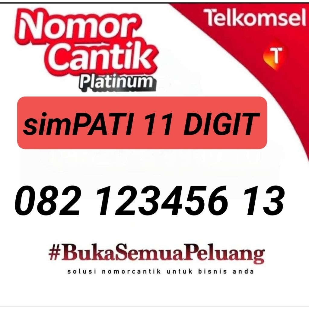 NOMOR CANTIK SIMPATI 11 DIGIT 082 123456 13 NOMOR CANTIK TELKOMSEL