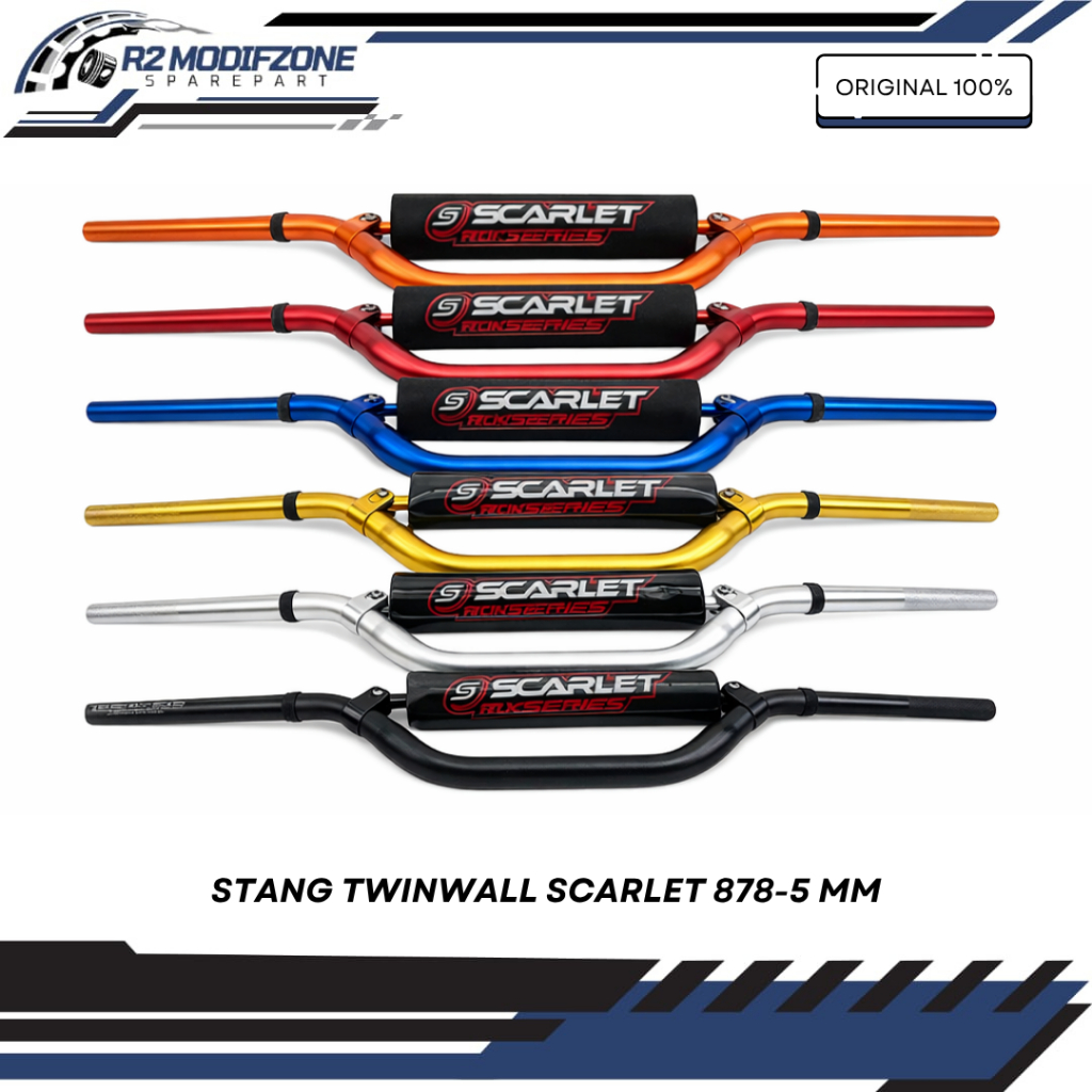 Stang Trail Twinwall Fatbar 5 mm type 878 "Original Scarlet"