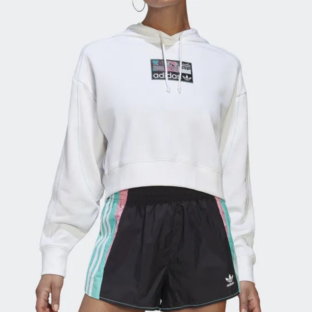[PRELOVED] Adidas Womens Crop Hoodie - Size S
