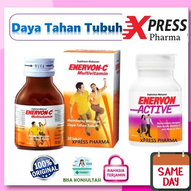 XPRESS  Enervon C isi 30 tablet botol Vitamin EnervonC