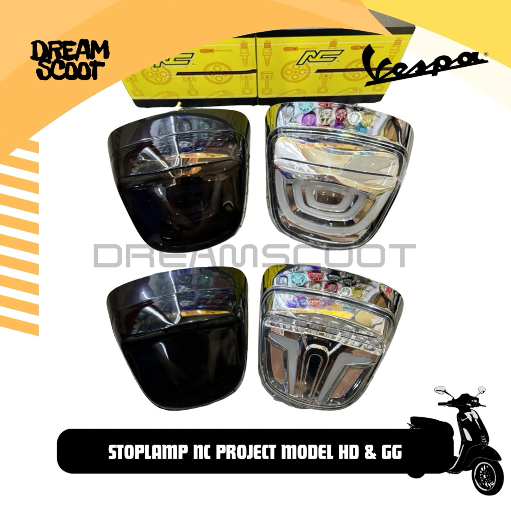 Stoplamp NC PROJECT Gorgeous & HD Vespa Sprint Vespa Primavera Stoplamp Vespa Stoplamp Vespa Sprint 