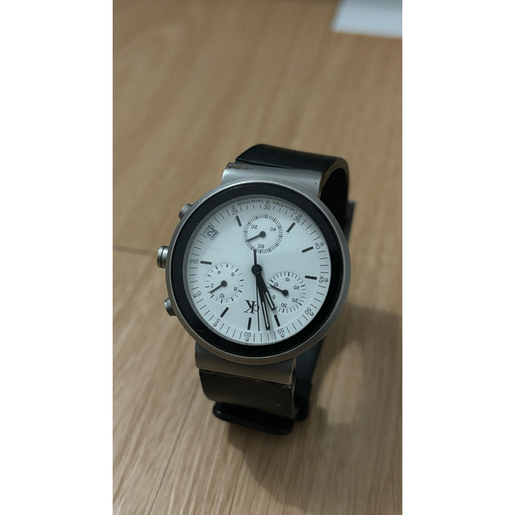 CALVIN KLEIN Jam Tangan Pria Chronograph K2181 Water Resistant 50 M Preloved
