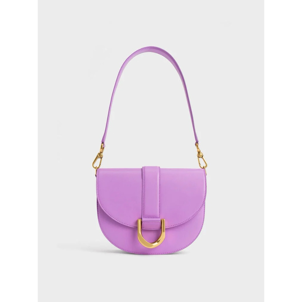 C&K Tas Saddle Leather Gabine - Purple