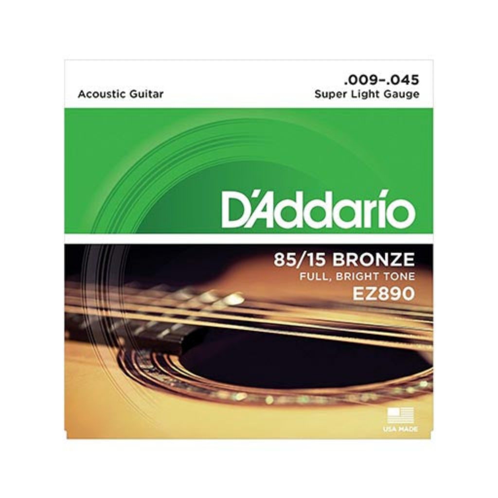 1 Set Senar Gitar Akustik D'Addario 09
