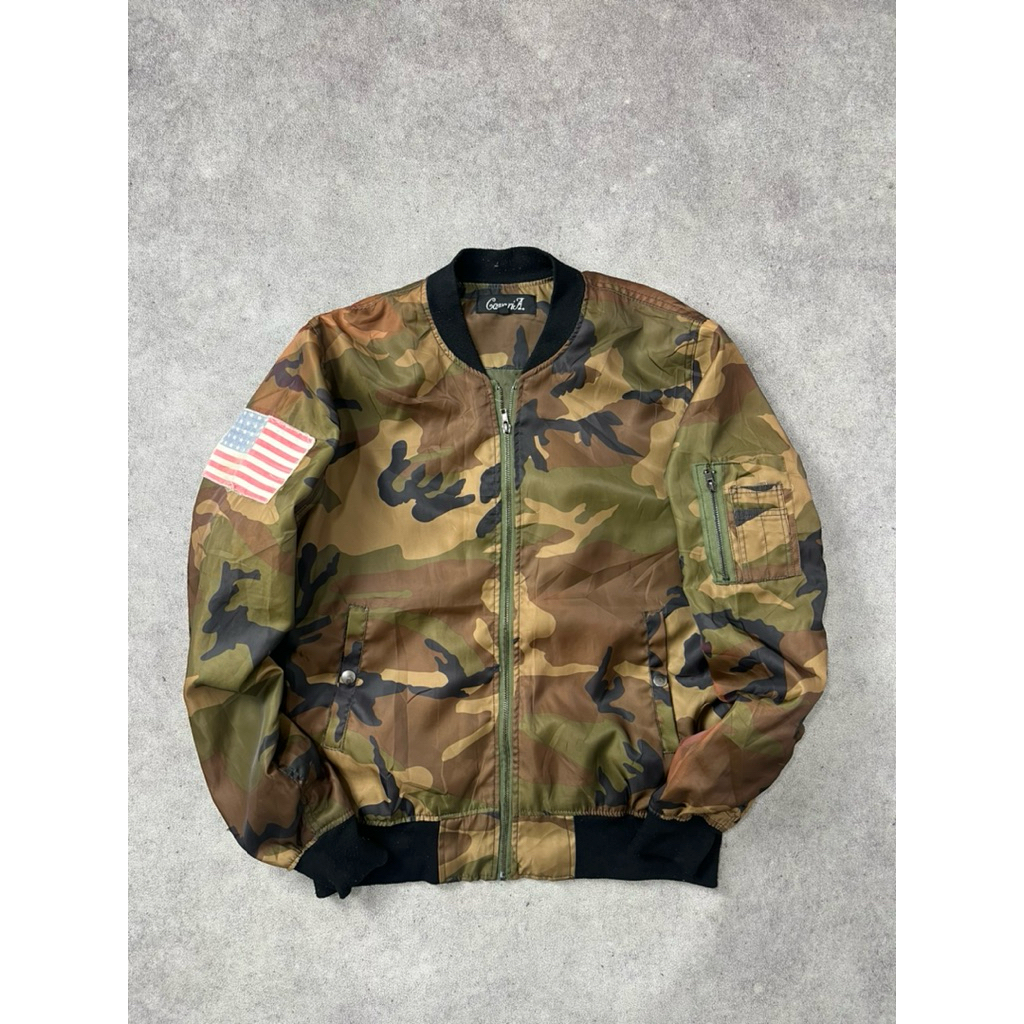 CAVARIA camouflage ma1 bomber jacket