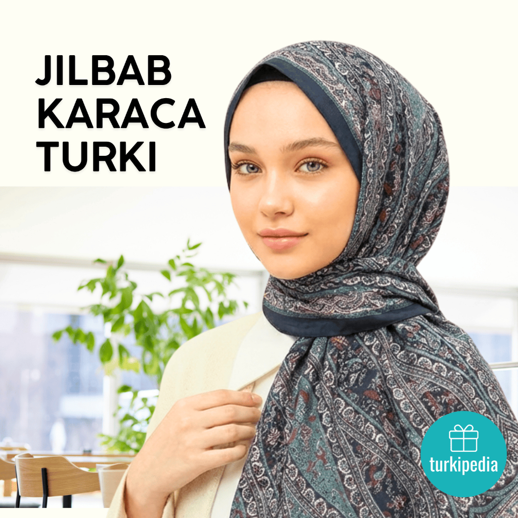 Hijab Turki KARACA Premium Voal Scarf | Jilbab Asli Turki | Oleh Oleh Haji Umrah Arab | TURKIPEDIA