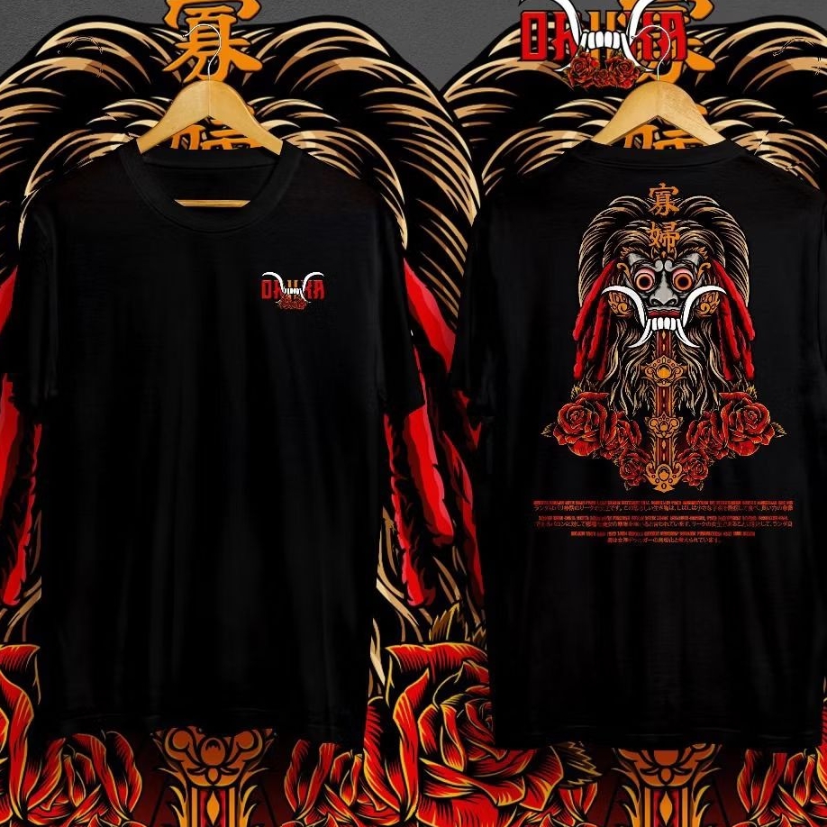 Kaos Distro Viral Leak Rangda Bali Hot Promo - Kaos Distro Viral Bahan Nyaman Lembut