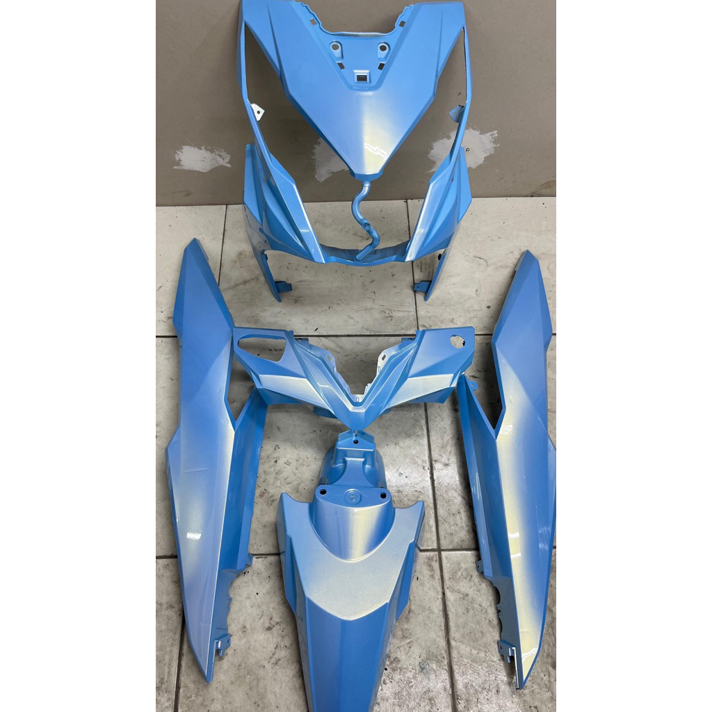 Cover body full halus beat esp dolphin blue