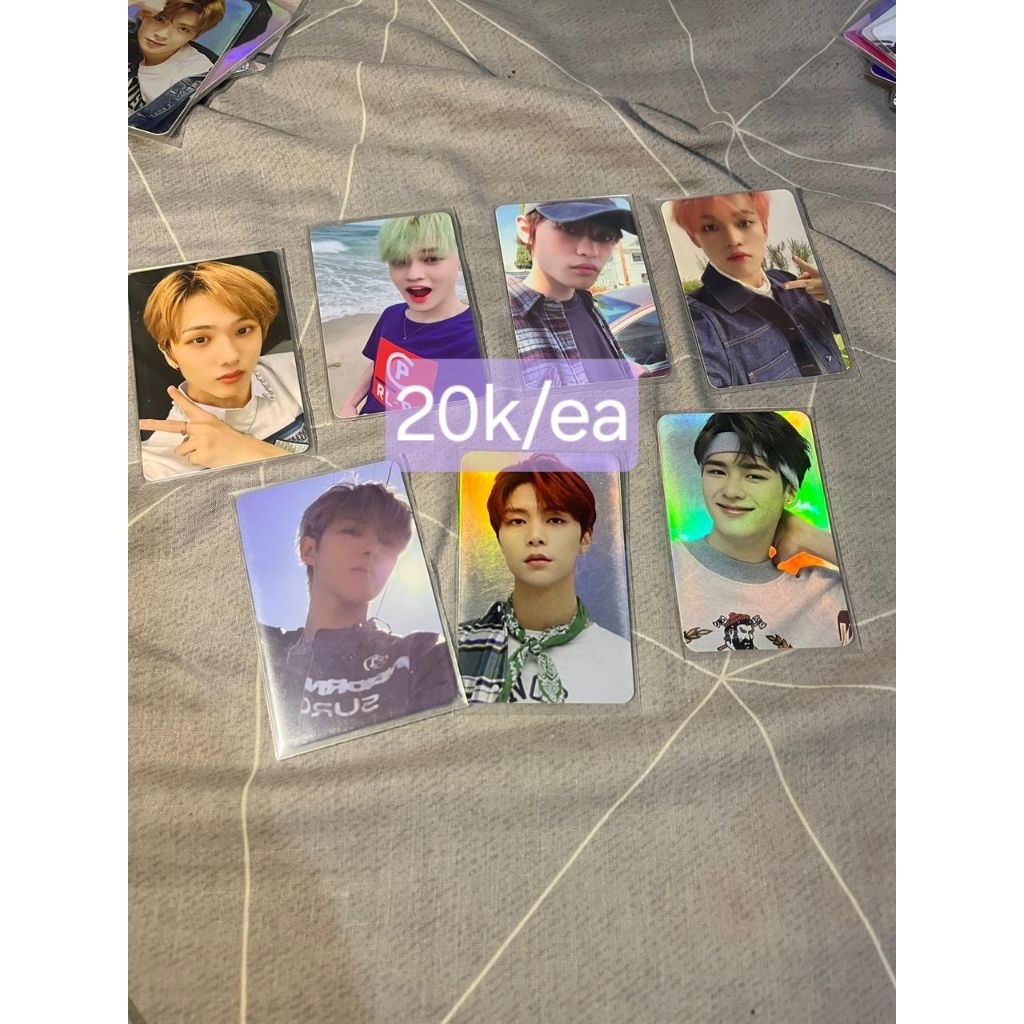 Photocard official jisung chenle johnny kun renjun nct dream 127 wayv boom istj we go up holo pc mur