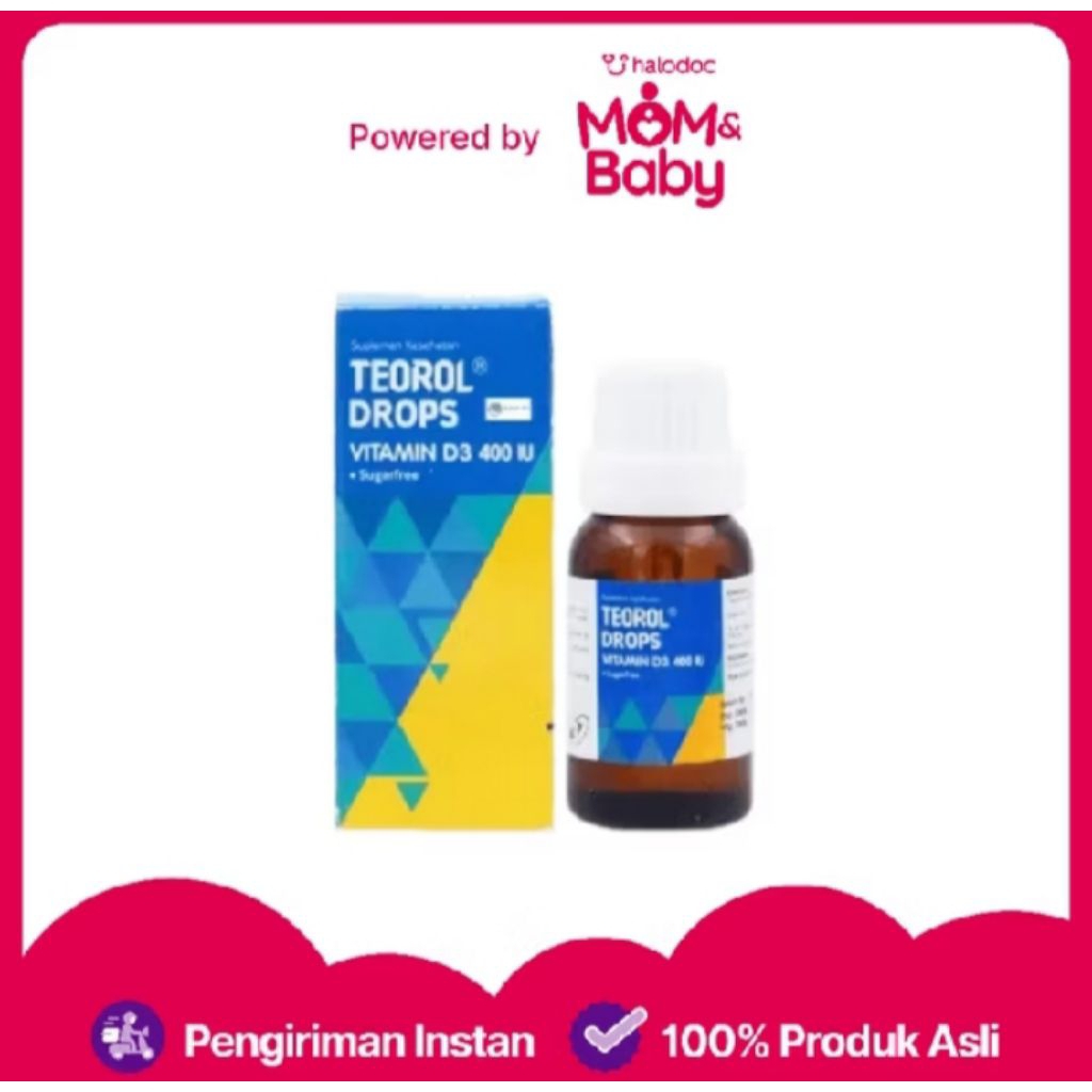 Teorol Drops Vitamin D3 400 IU - Suplemen Vitamin D untuk Anak