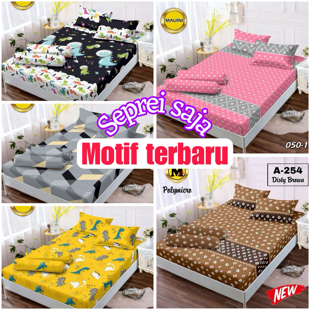 SPREI EMBOS dan motif TANPA SARUNG BANTAL DAN SARUNG GULING HARGA TERMURAH