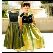 baju pesta Anna frozen